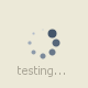 BusyAffordance started... (animated spinning icon) BusyAffordance started... (animated spinning icon)